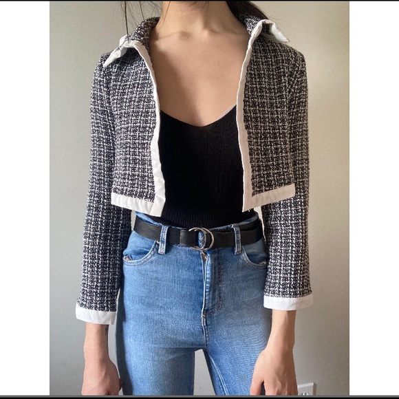CROP BLAZER / COAT - Picture 2 of 6